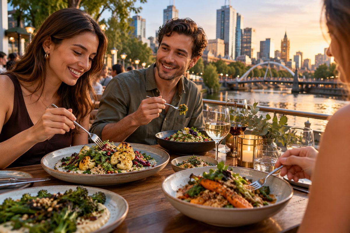 vegetarian dining southbank melbourne