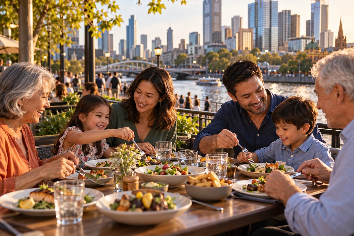 family dining southbank melbourne