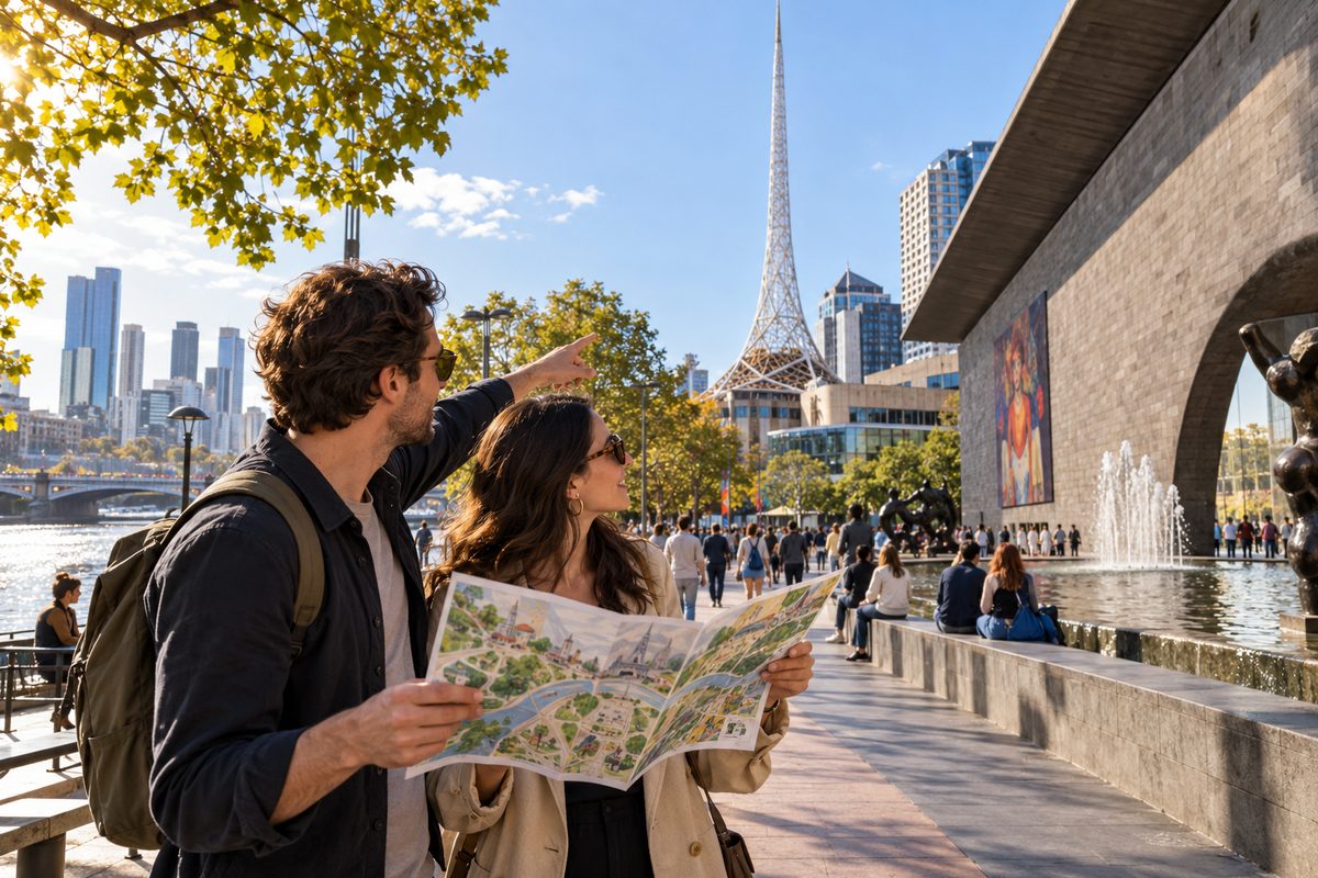 planning an arts day in southbank melbourne