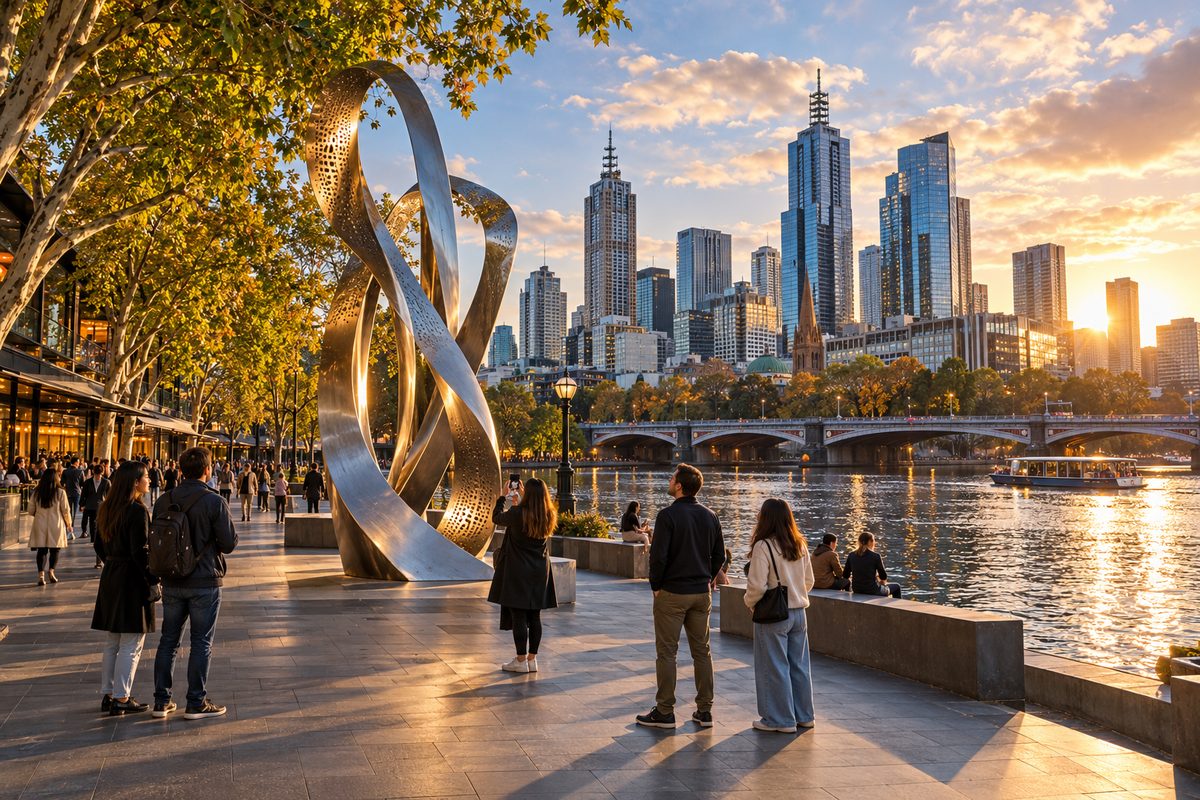 southbank melbourne public art guide