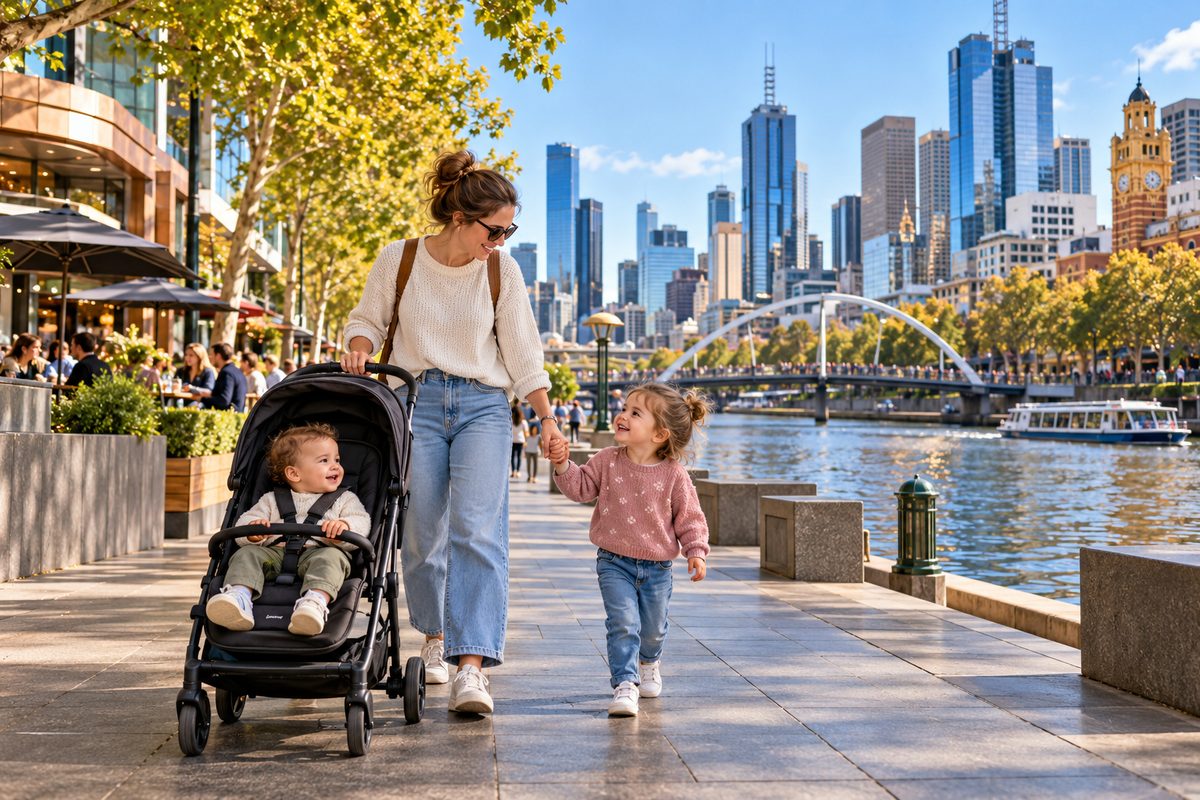southbank melbourne with toddlers